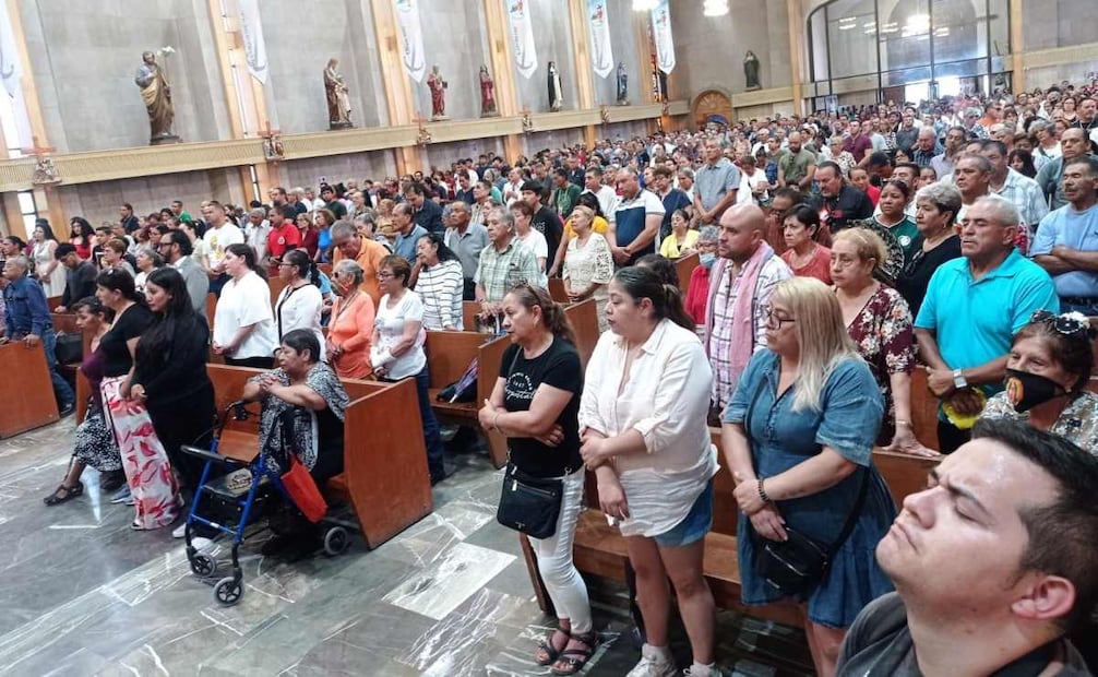 Realizan misa en Chihuahua por los 383 cuerpos encontrados en crematorio (06/07/2025). Foto: Especial