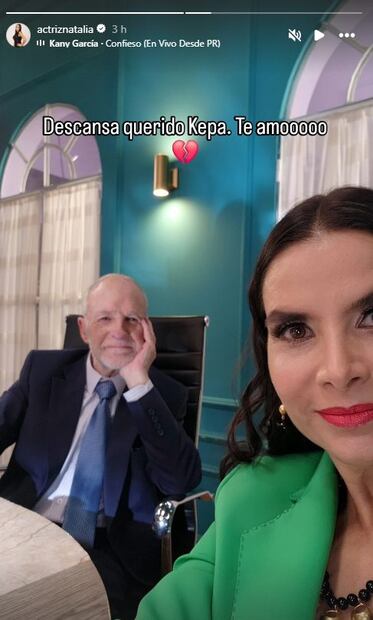 Natalia Ramírez, quien interpretó a Marcela Valencia, junto al actor Kepa Amuchastegui, Roberto Mendoza en "Yo soy Betty, la fea".