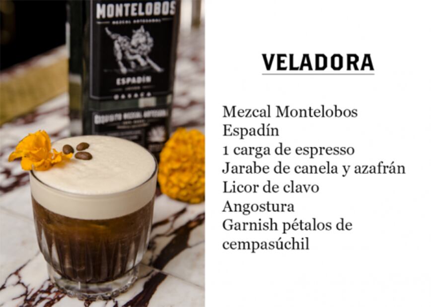 Cocteles de mezcal inspirados en la ofrenda de muertos