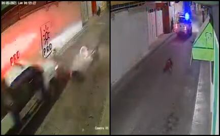 Policías atropellan y abandonan a ciclista de la tercera edad en Guanajuato