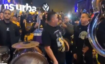Al ritmo de banda, mexicanos despiden a Kobe Bryant