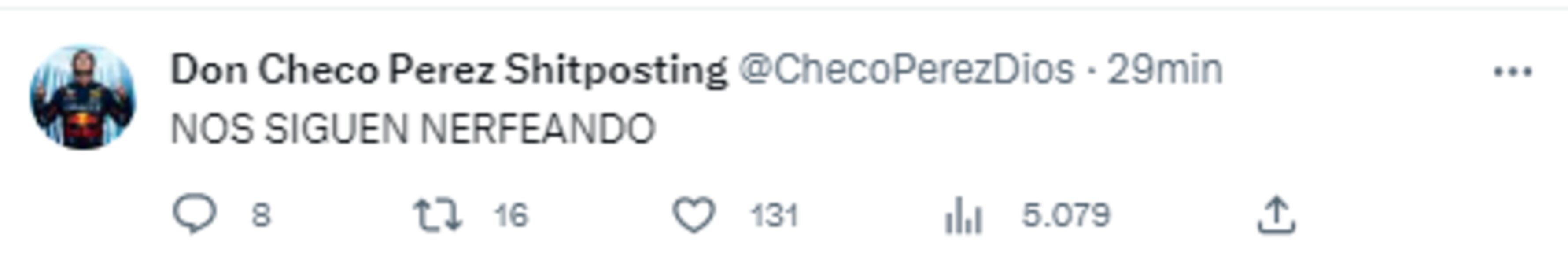 Memes de Checo Pérez en el Gran Premio de Canadá