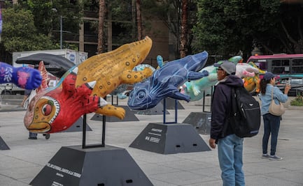 Dónde ver la expo de ajolotes gigantes en la CDMX