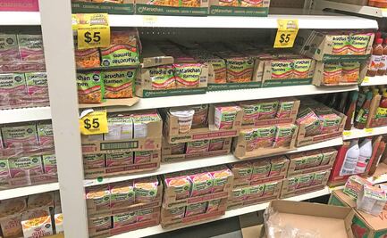 Sopas ‘prohibidas’, aún en venta