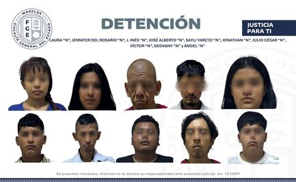 Secretario de Seguridad de Morelos cuestiona liberación de 10 detenidos por narcomenudeo; juez calificó de ilegal la detención