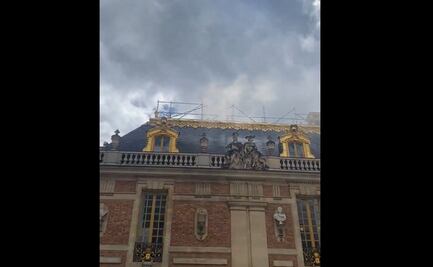 VIDEO: Incendio en el Palacio de Versalles; evacúan a visitantes