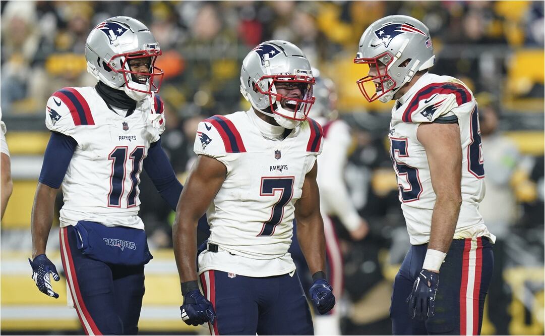New England venció a los Steelers en su casa. FOTO AP