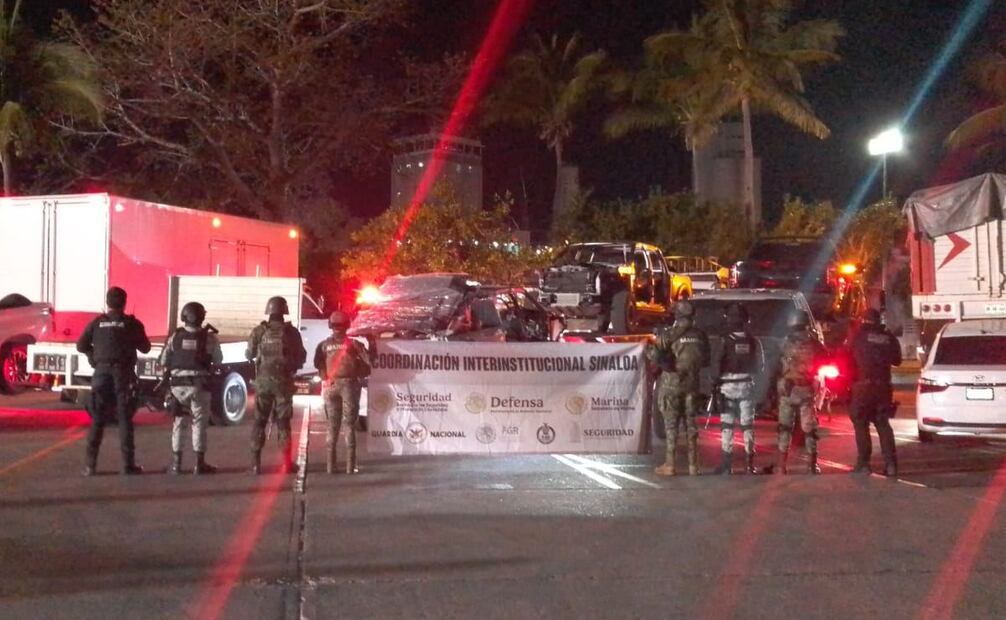 Operativos en Escuinapa y Mazatlán (26/01/2025). Foto: Especial