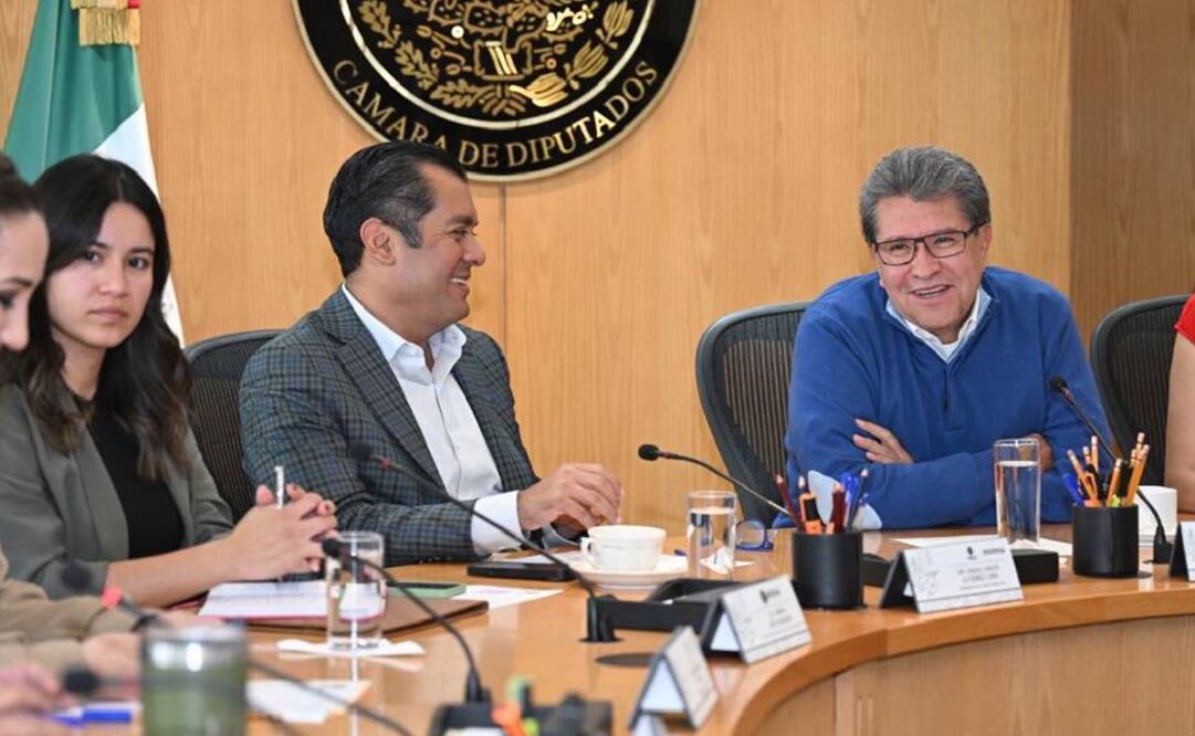 Ricardo Monreal, coordinador de Morena en la Cámara de Diputados durante sesión en la Jucopo este 4 de noviembre del 2024. Foto: Tomada de la cuenta de X de @RicardoMonrealA