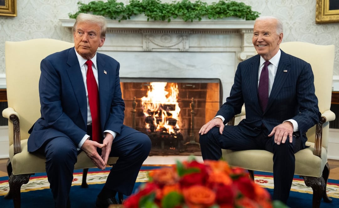 El presidente estadounidense, Donald Trump, sugirió este lunes que el diagnóstico de cáncer de próstata de su predecesor Joe Biden se conocía desde antes. Foto: AP / Archivo