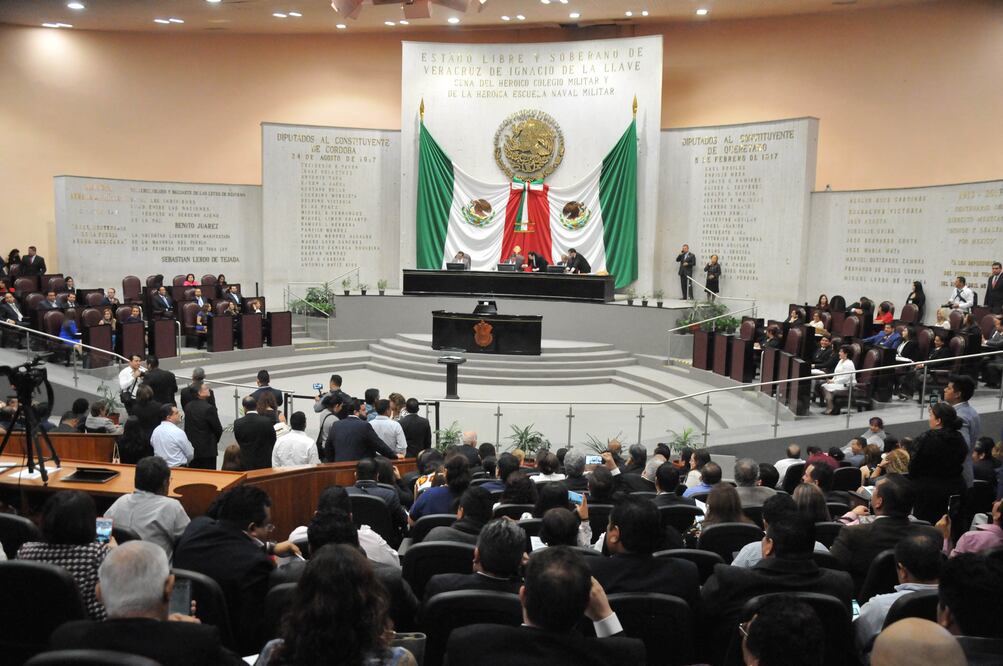 Sesión en el Congreso de Veracruz. (ARCHIVO. EL UNIVERSAL)