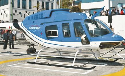 Ponen en venta inutilizado y caro helicóptero de Naucalpan