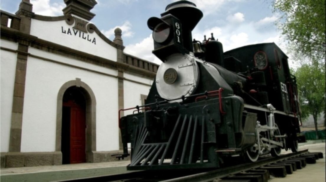 La primera locomotora que rodó en la Ciudad de México