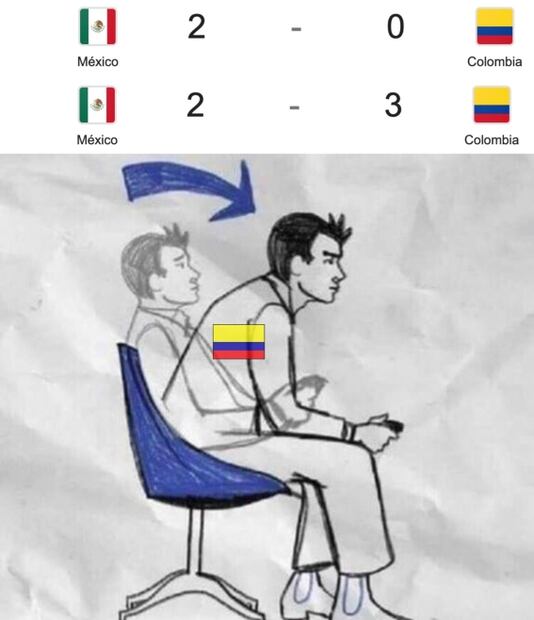 La Selección Mexicana sufre humillación de Colombia y los memes