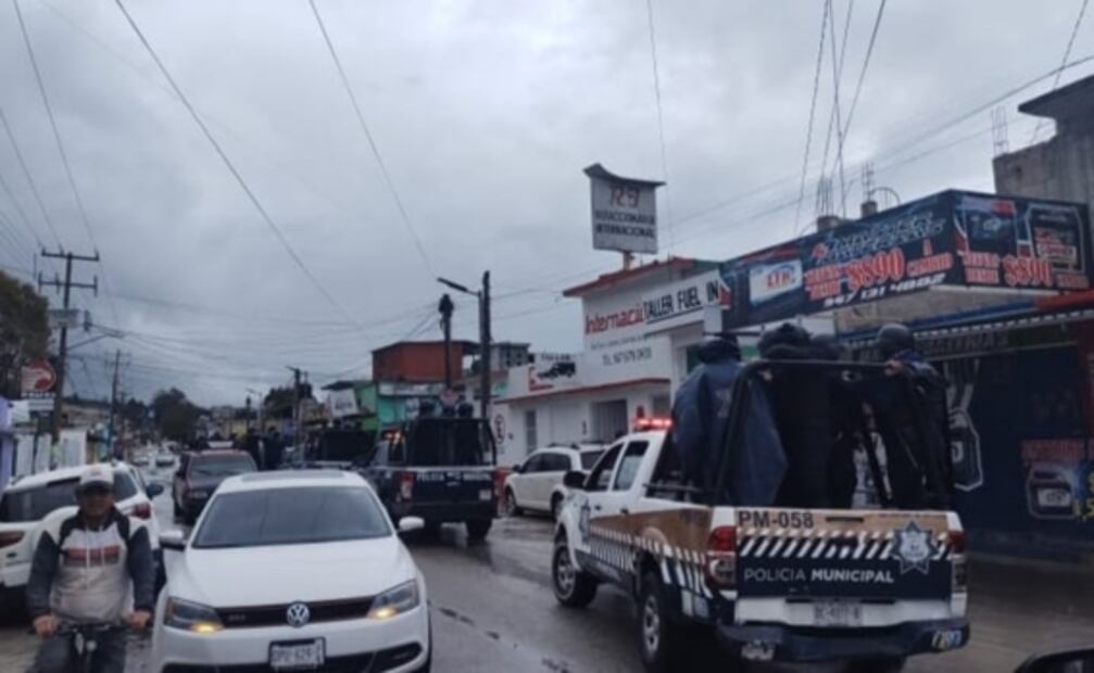 Ejército, GN y policías resguardan San Cristóbal de las Casas tras incursión de grupo armado 