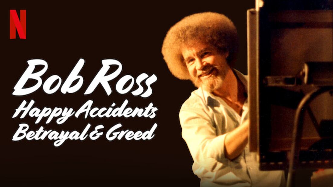 “Bob Ross: Accidentes felices, traiciones y avaricia”. Fuente: Twitter @andreamayorga23