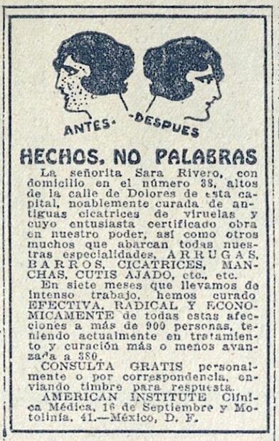Ellas se hacían “caras nuevas” en el siglo XX