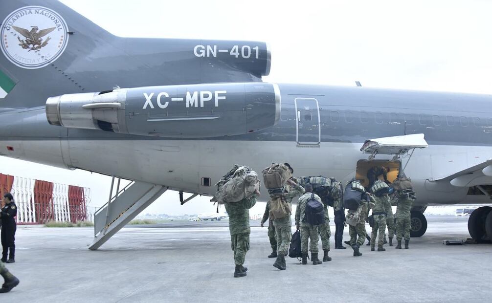 100 miembros de élite del Cuerpo de Fuerzas Especiales del Ejército llegaron a Nuevo Laredo. Foto: Sedena