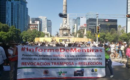 Marcha anti AMLO avanza sobre reforma; "no somos fifís", dicen