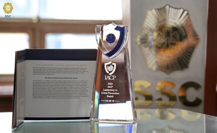 SSC de la CDMX recibe premio internacional por la estrategia "Alto al Fuego" para prevenir la violencia