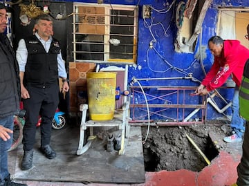 Se abre socavón dentro de un inmueble en la alcaldía Miguel Hidalgo y lo declaran inhabitable; ocho familias resultan afectadas