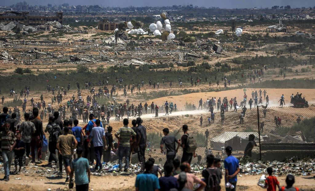 Franja de Gaza. Foto: AFP