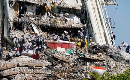 Recuperan otro cuerpo tras derrumbe en Miami; suman 10 muertos