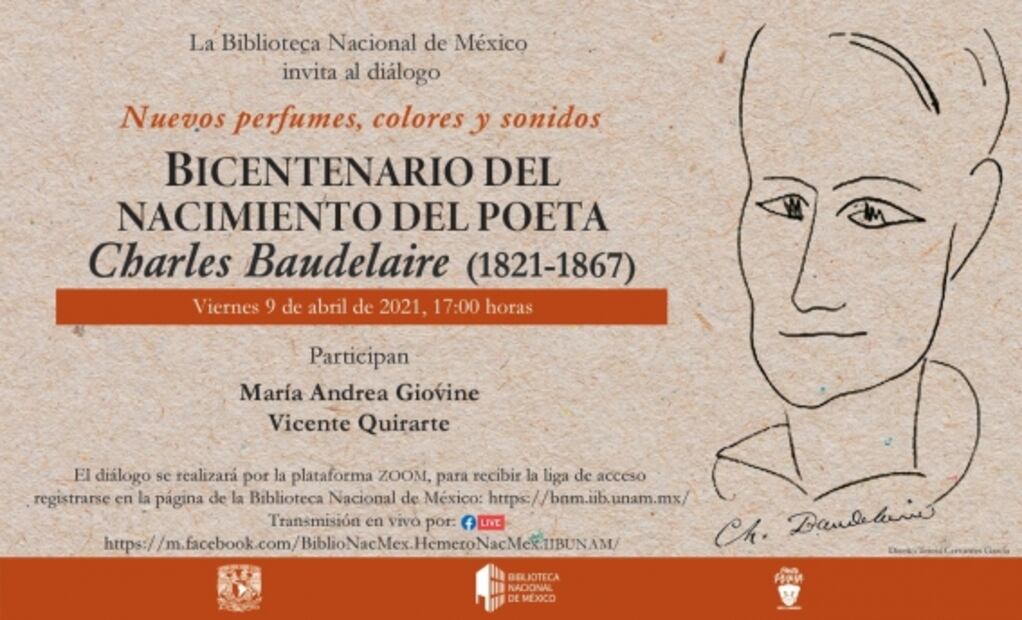A 200 años de su nacimiento, rendirán homenaje a Charles Baudelaire  