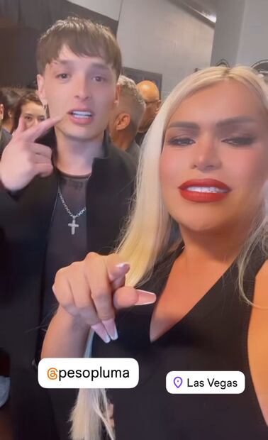 La influencer presumió su encuentro con Peso Pluma a través de sus redes sociales. Foto: Instagram @soywendyguevaraoficial