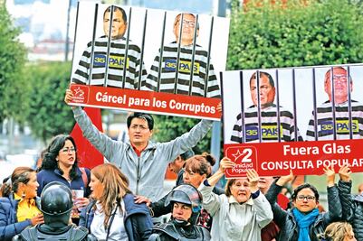 Oposición ecuatoriana busca reactivar juicio contra Glas