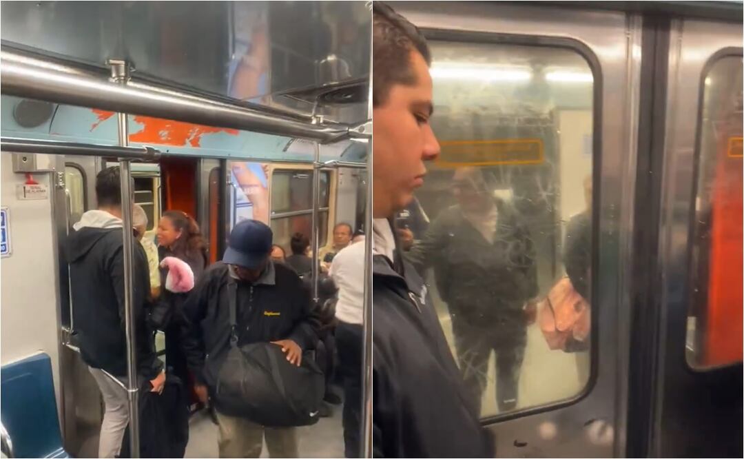 Falla en Metro CDMX. Foto: Captura de pantalla