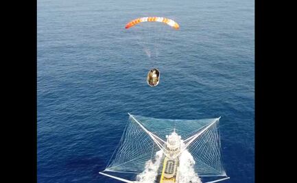 Así recupera SpaceX del cielo piezas de su cohete Falcon 9