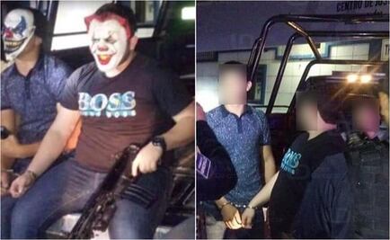 Ponen a disposición del juez a "payasos asaltantes"