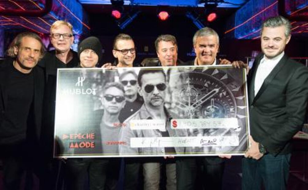 Llegó la hora de Depeche Mode y Hublot