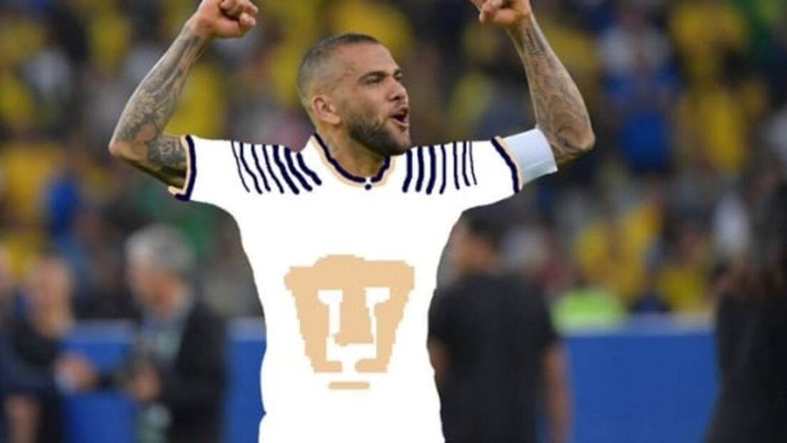 Los mejores memes de la llegada de Dani Alves a los Pumas
