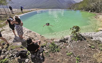 Abren parador turístico de Hierve el Agua en Oaxaca