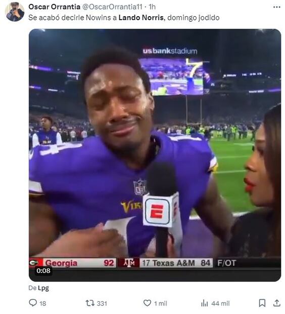 Los mejores MEMES del Gran Premio de Miami - Foto: Especial