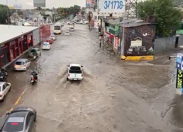 VIDEO: Lluvias y granizo inundan Ecatepec y Tecámac; Mexibús suspende servicio en Líneas 1 y 4
