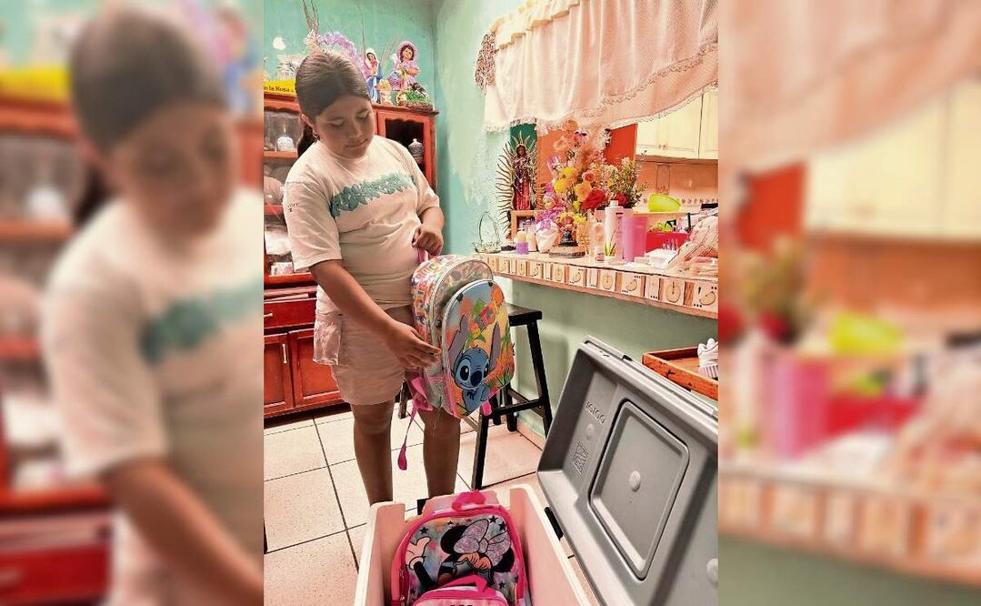 Isabella recibía cada mes una caja con regalos y ropa que le enviaba su padre. Ahora llega una cada tres meses. Foto: Irma Mejía / EL UNIVERSAL