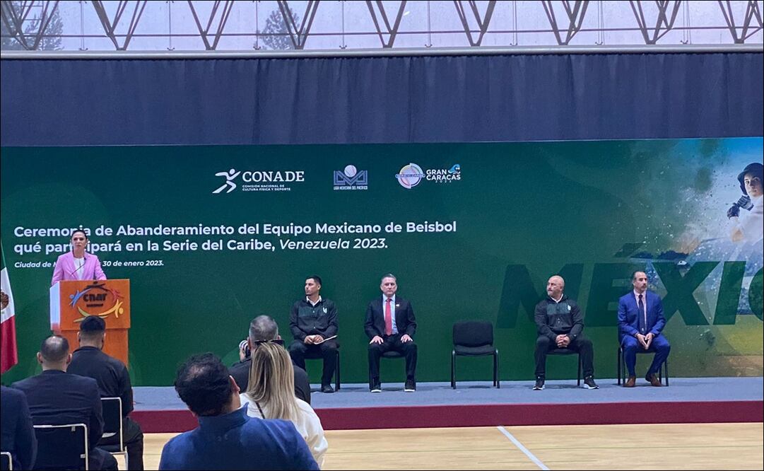 El evento sirvió como presentación del equipo conformado por 28 peloteros de la Liga Mexicana del Pacífico. FOTO: Nicolás Schiller Solti 