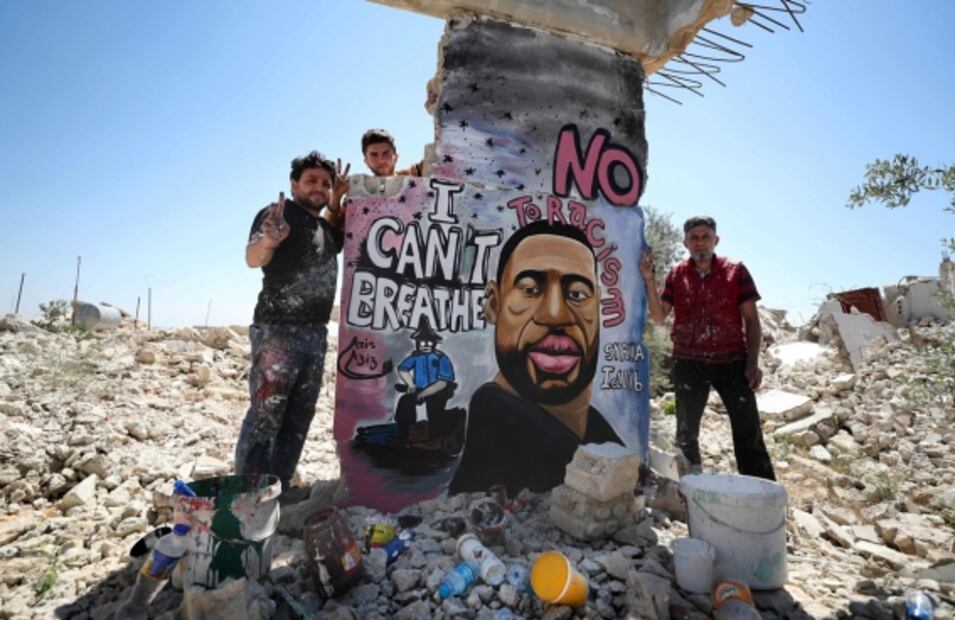 El arte que surge de las protestas contra el racismo en EU