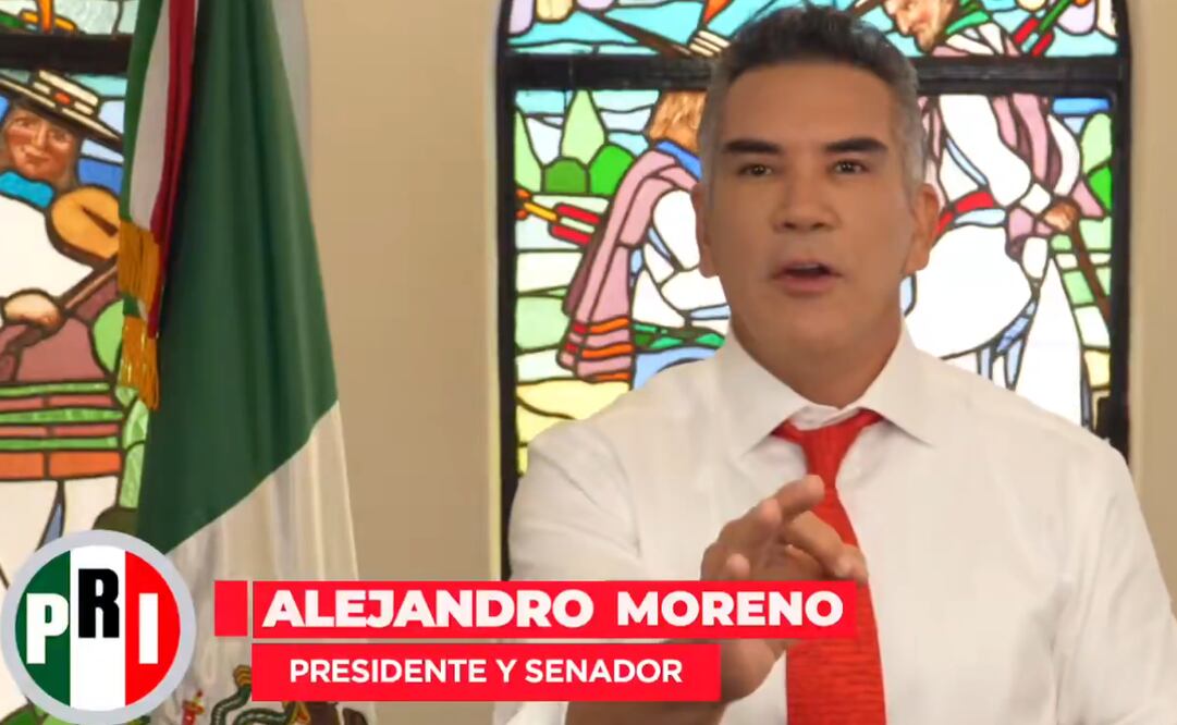 El dirigente nacional del PRI, Alejandro "Alito" Moreno. Foto: Captura de pantalla X @alitomorenoc