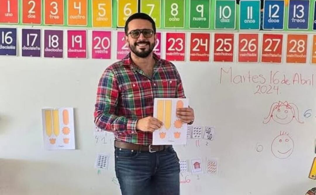 Denuncian desaparición de Agustín Plata Quintero, profesor de primaria en Huajicori, Nayarit (17/12/2025). Foto: Especial