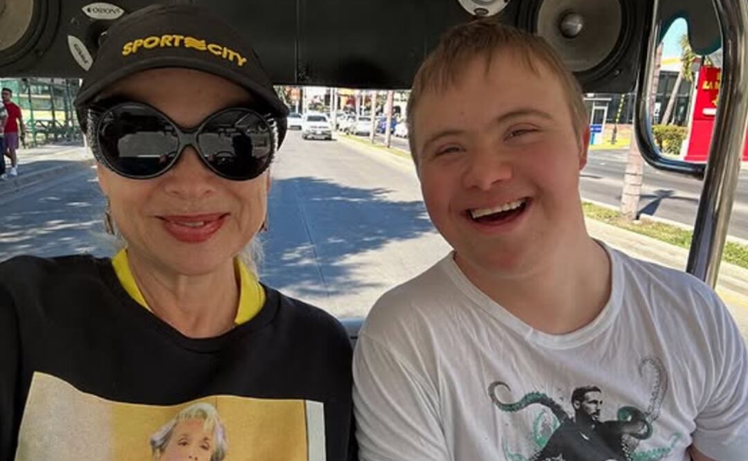 Leticia Calderón y su hijo Luciano. Foto: Instagram oficial.