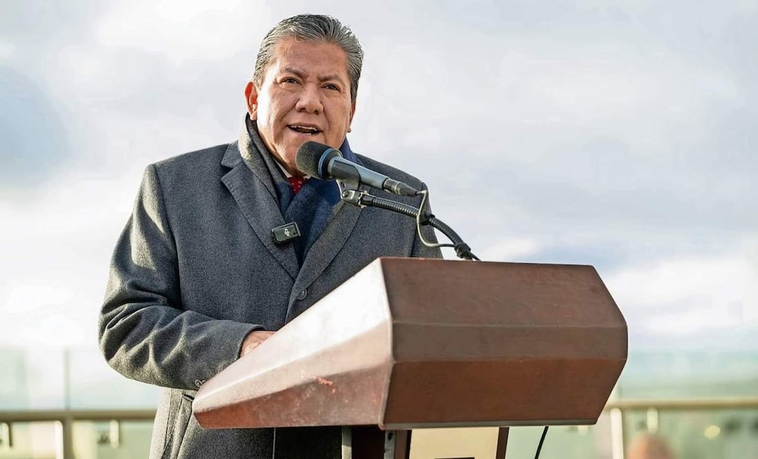 David Monreal, “a salto de mata” por las protestas de maestros. Foto: Especial (17/01/2025)