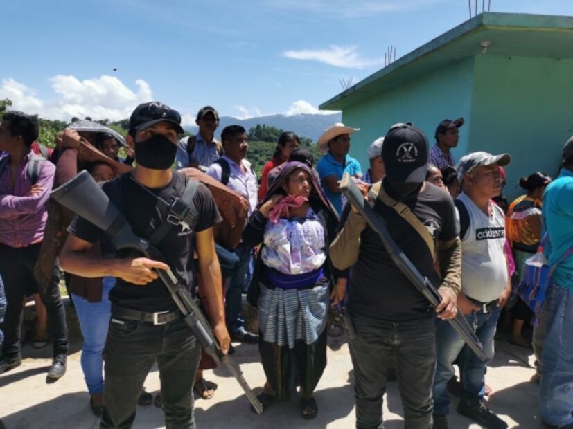 Presentan a autodefensas "Los Machetes" en Chiapas: “no queremos más narcotraficantes y sicarios”