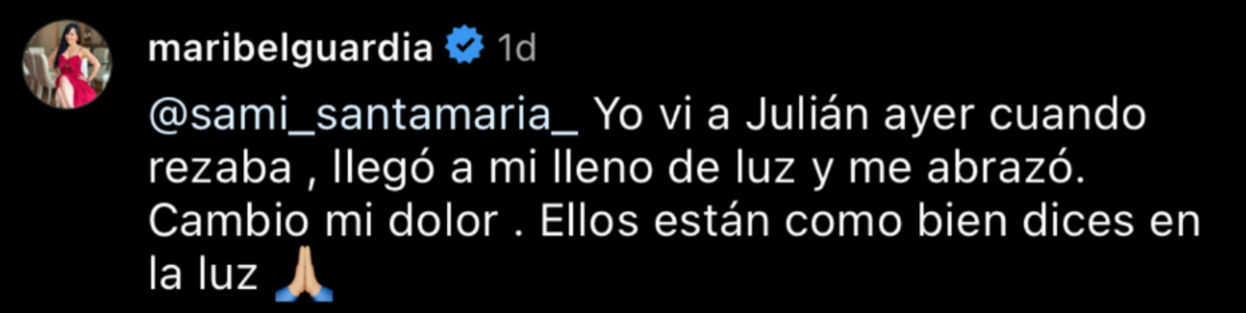 Maribel Guardia responde a comentarios de Instagram.