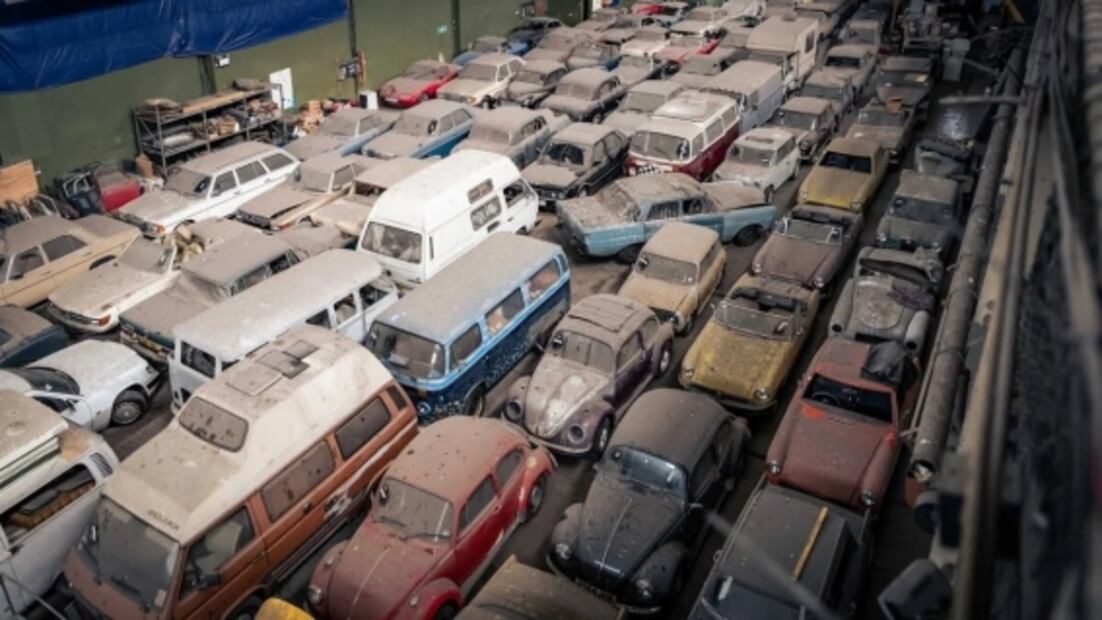 Encuentran 175 autos de colección en una bodega abandonada; serán puestos a subasta 
