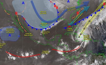 Protección Civil advierte de fuertes vientos en Istmo de Oaxaca por Frente Frío número 11