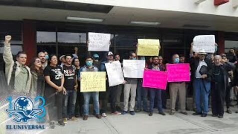 Protestan en Congreso de BC por el homicidio del periodista Rafael Murúa